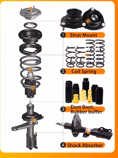 Eep Japanese Auto Parts Suspension Rear Shock Absorber for Buick Firstland Gl8 10310676